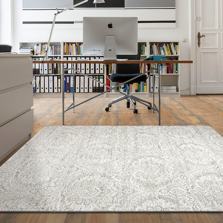 Large View Saul Beige Transitional Floral Rug