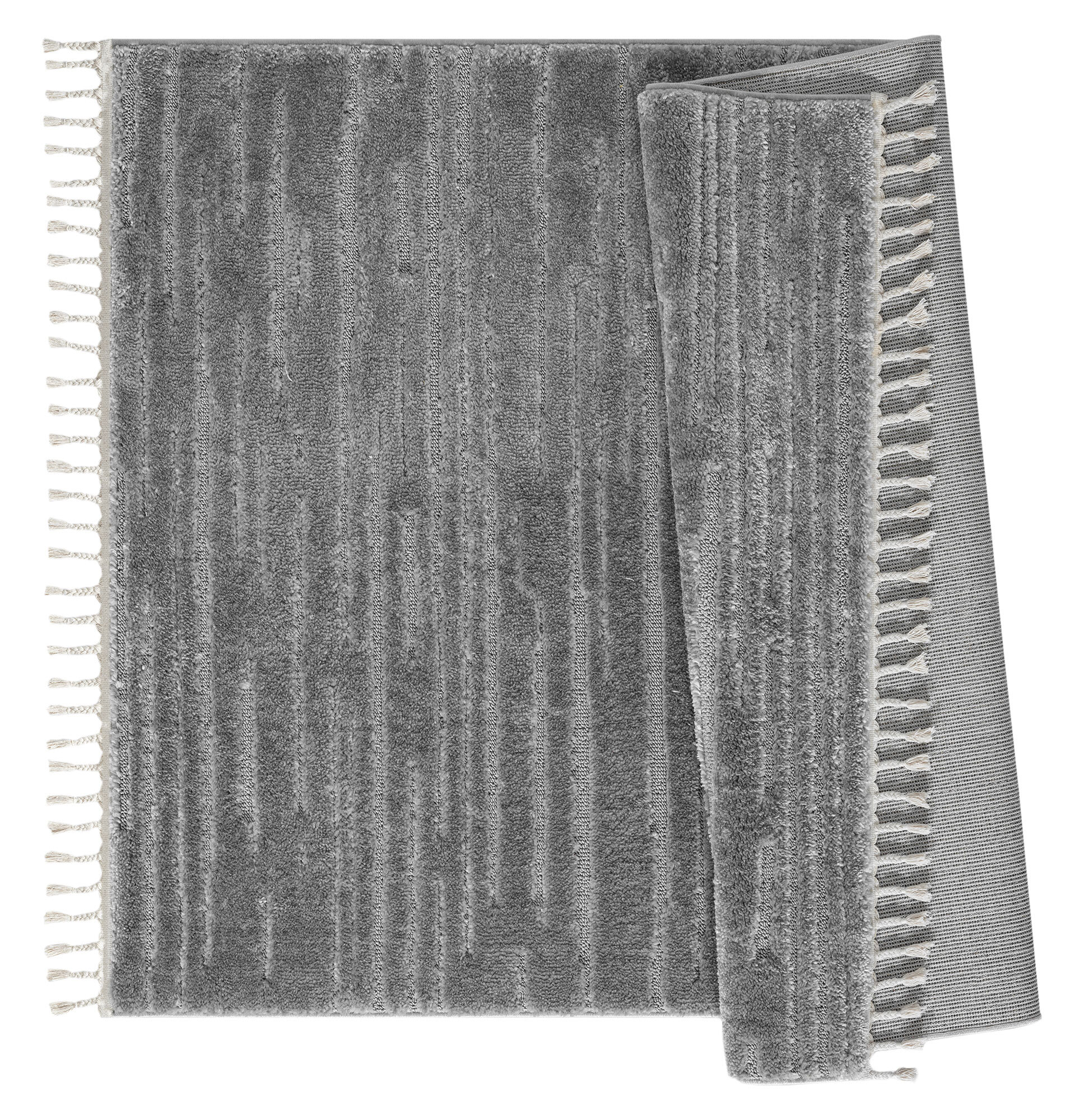 Serenade Grey Striped Rug