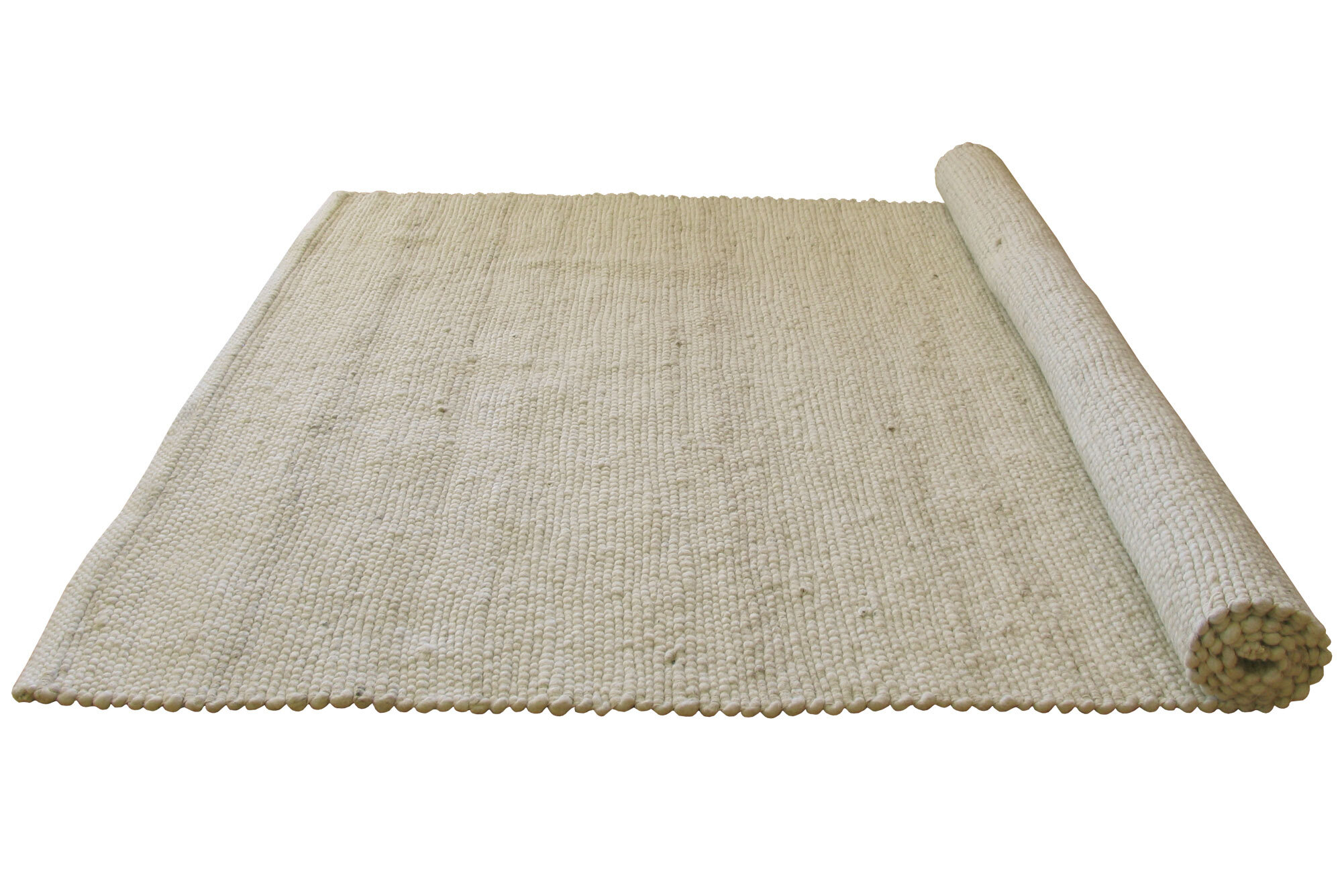 Studio Beige Flatweave Wool Rug