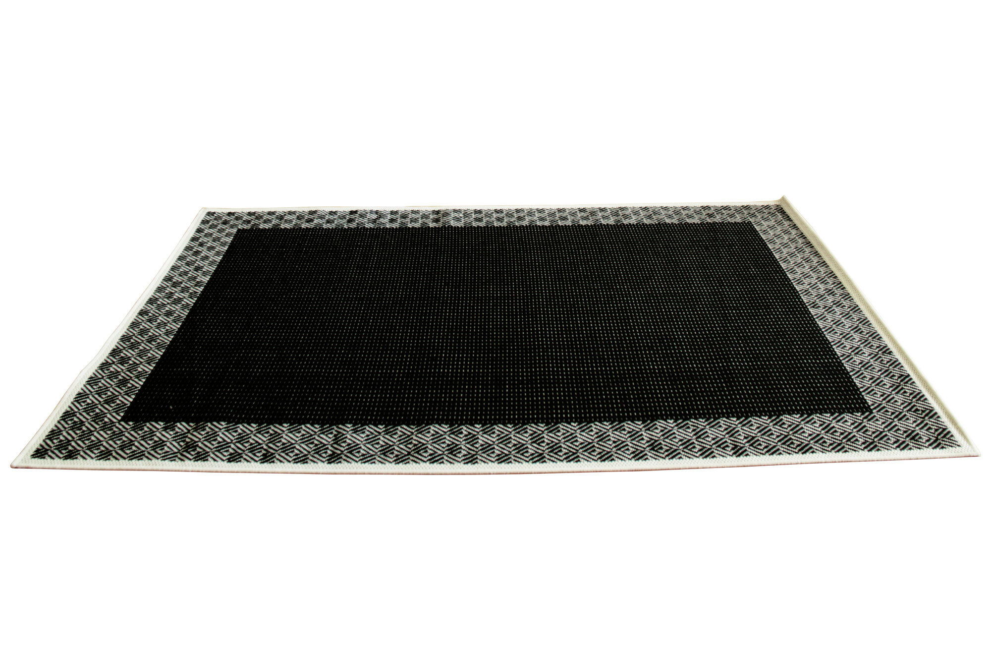 Storm Black Indoor Oudoor Rug