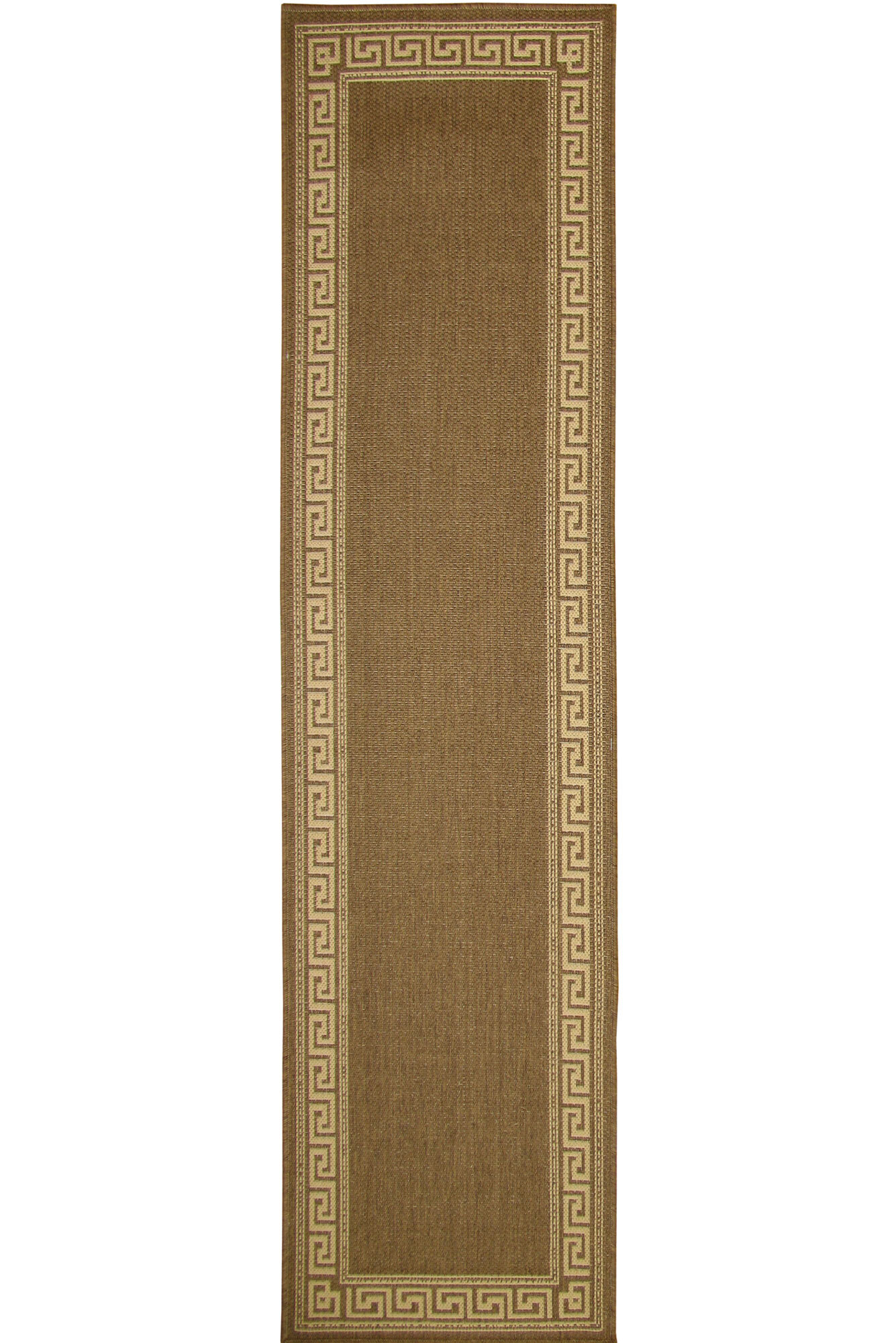 Large View Sama Greek Key Flatweave Rug