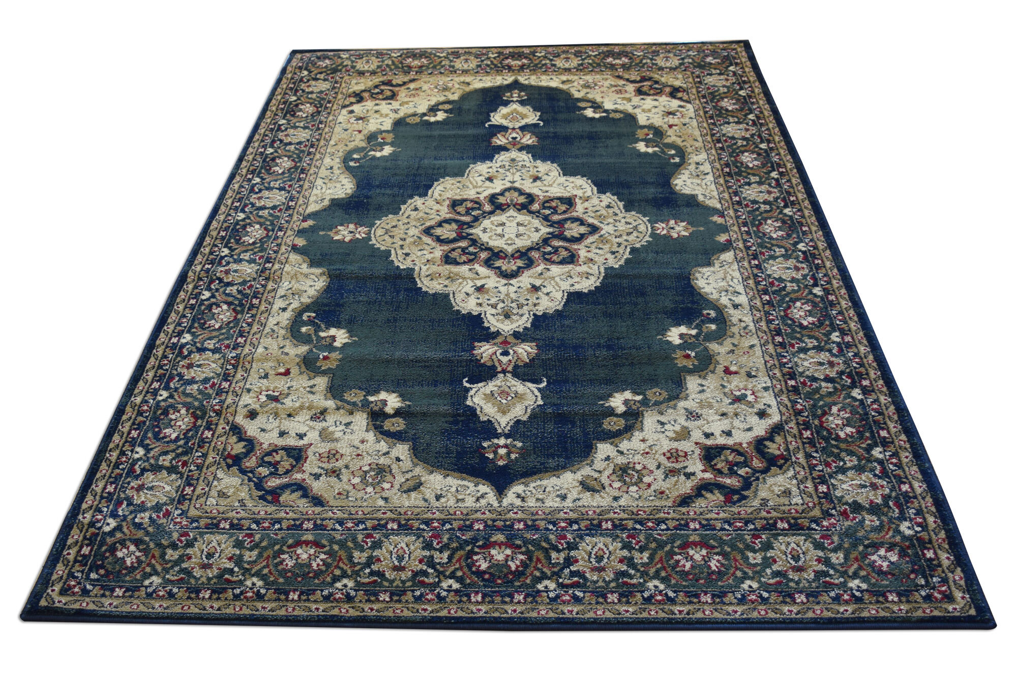 Large View Sydney Blue Classic Medallion Rug