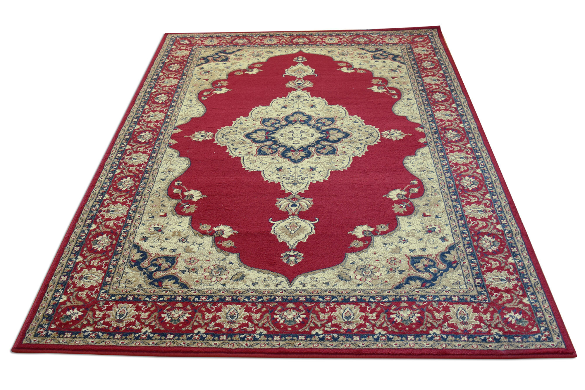 Large View Sydney Red Classic Medallion Rug