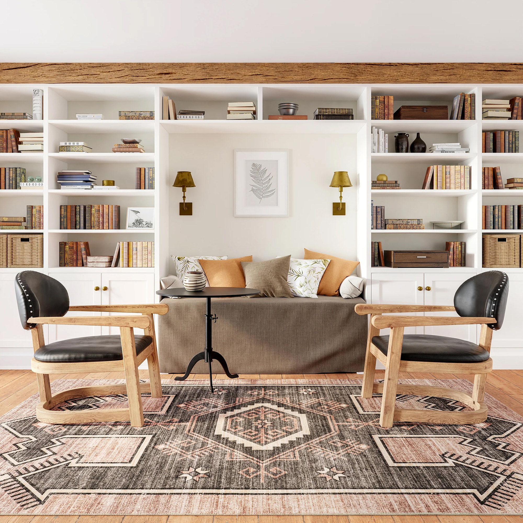Large View Timeless Geometric Rug