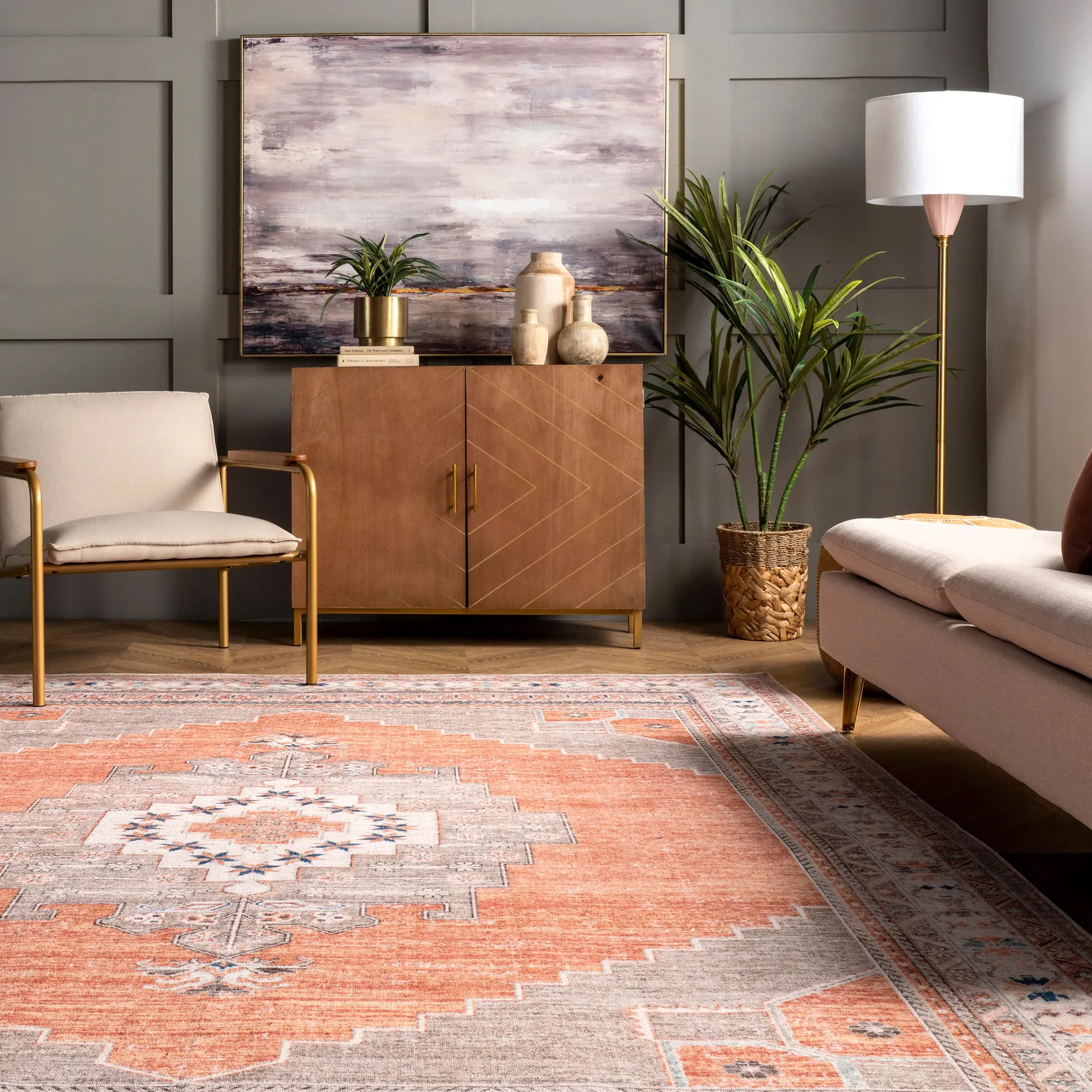 Large View Timeless Classic Medallion Rug