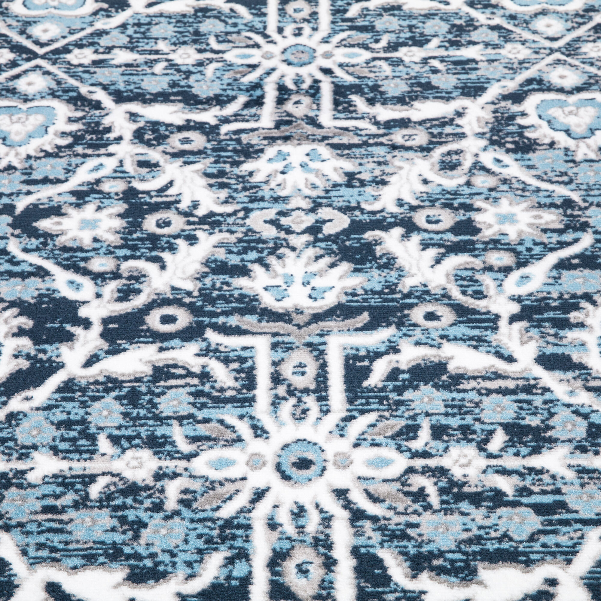 Toni Contemporary Rug Blue Floral Rugs Afterpay & Zippay