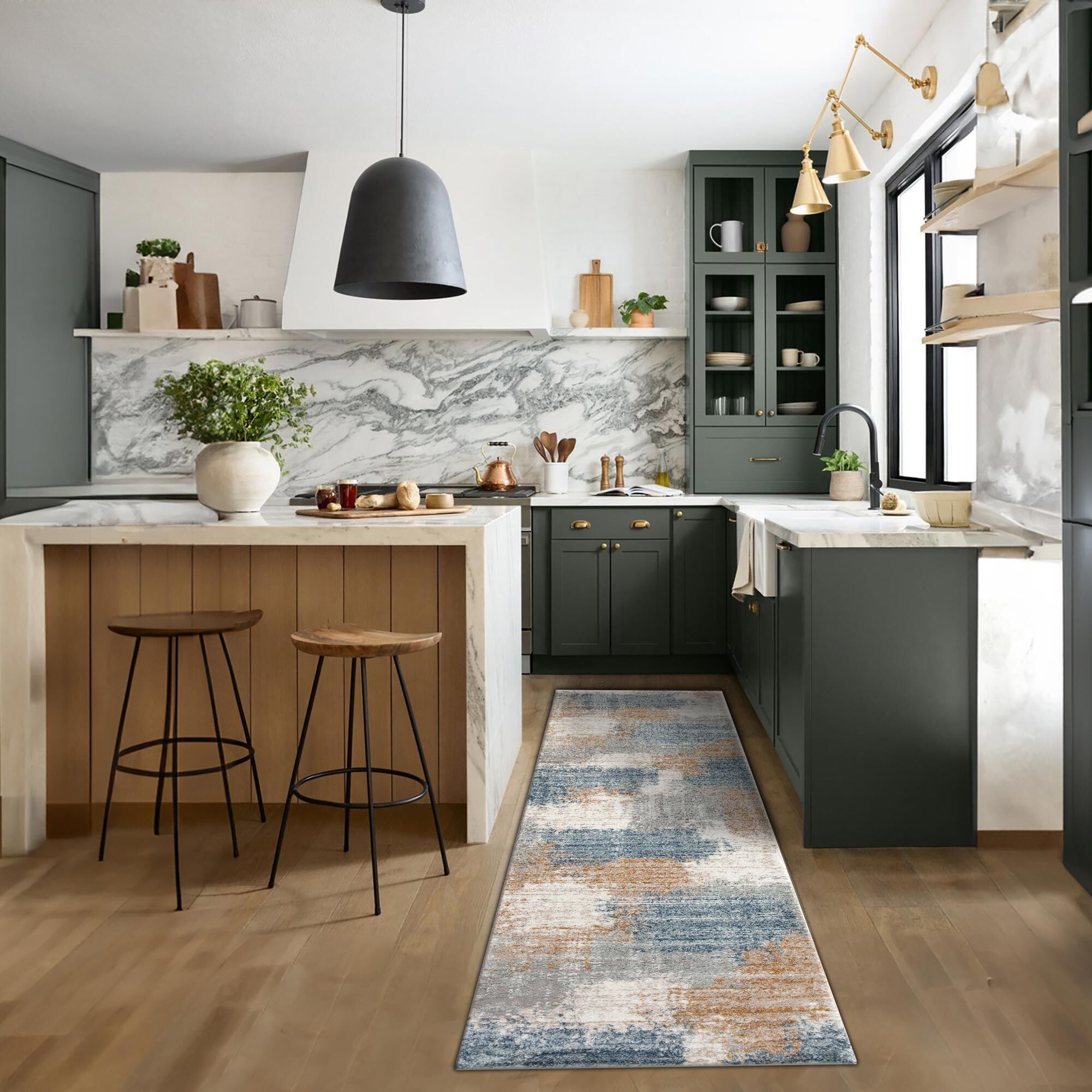Large View Venus Modern Kitchen Runner