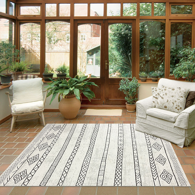 Vala Beige Indoor Outdoor Rug