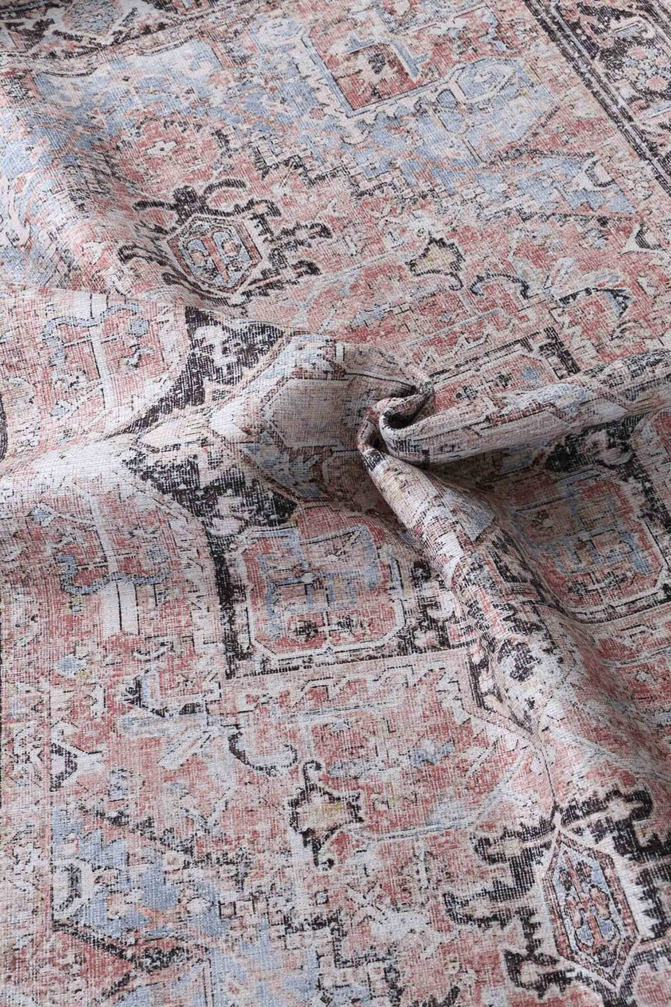 Large View Victoria Vintage Cotton Rug