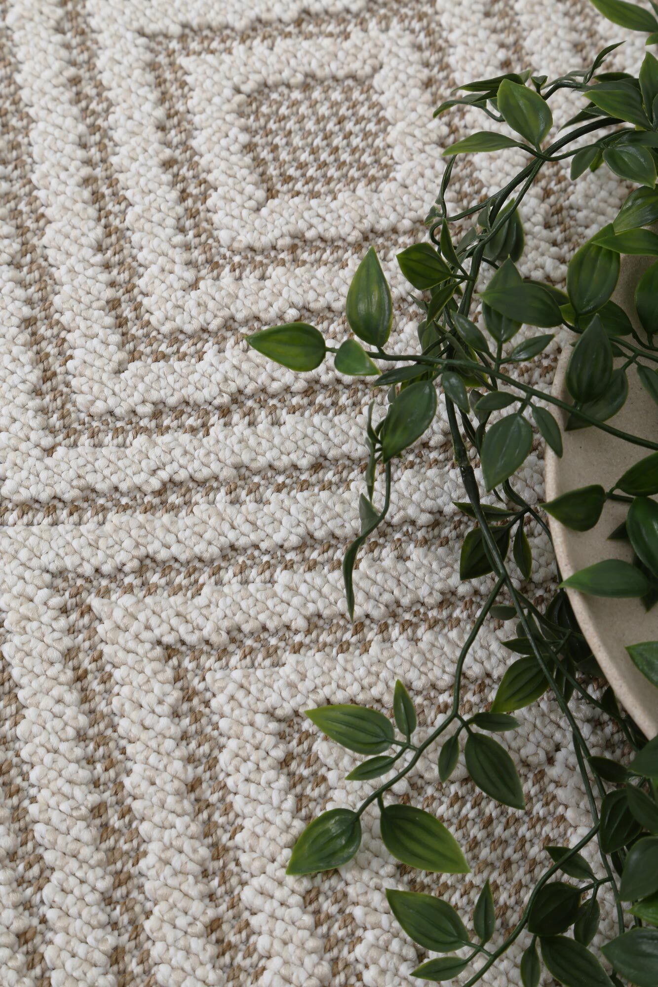 Large View Viva Geometric Flatweave Rug