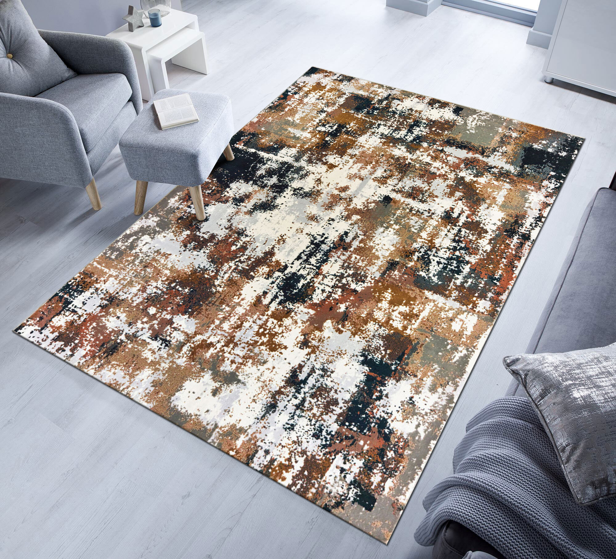 Large View Valentino Contemporary Rug