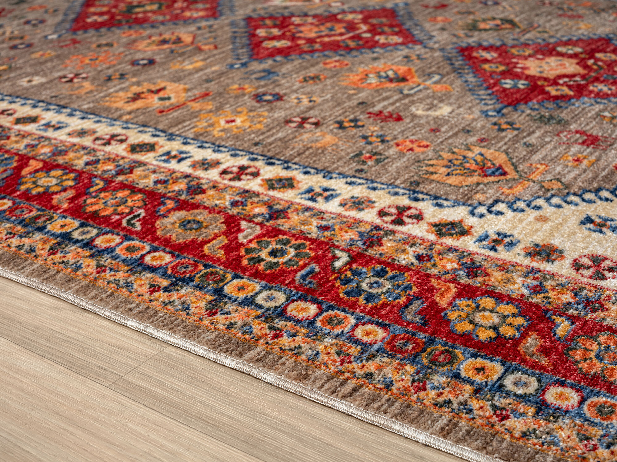 Large View Ziegler Traditional Medallion Rug