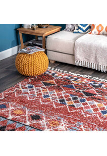 Amara Tribal Moroccan Tassel Rug
