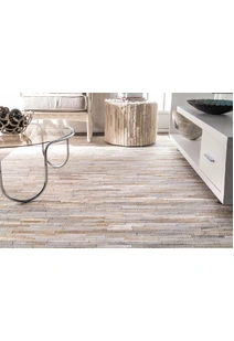 Atlas Cowhide Patchwork Rug