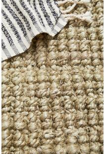 Agra Tan Hand Loomed Jute Rug