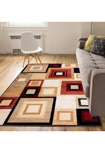 Axel Modern Square Pattern Rug