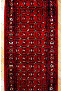 Red Afghan Tribal Medallion Rug
