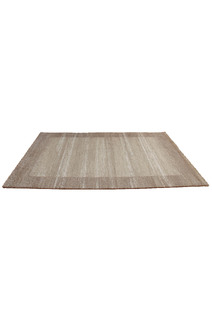 Bergamo Tan Modern Border Rug