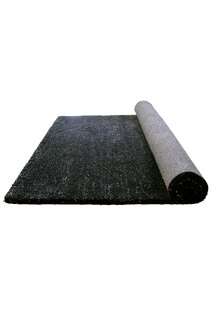 Boston Plain Black Modern Rug