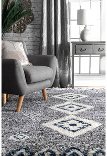 Charles Moroccan Shaggy Rug