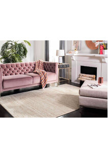 Domani Modern Plain White Rug