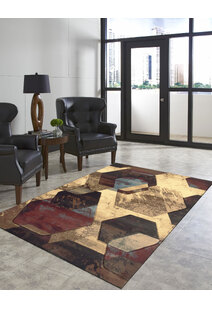Eliza Modern Geometric Rug