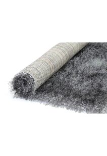 Elisa Silky Soft Grey Shaggy Rug