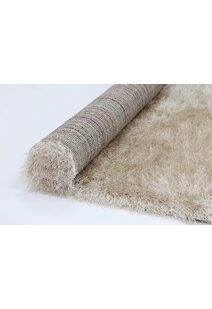 Elisa Plain Beige Thick Shaggy Rug
