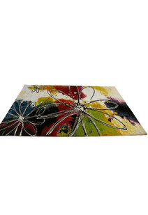 Ellen Modern Floral Abstract Rug