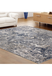 Eris Navy Multi Textured Rug