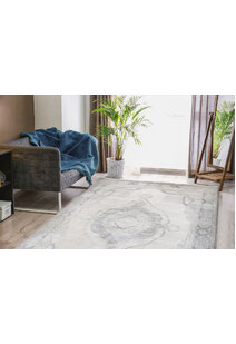 Fendi Emobossed Medallion Rug