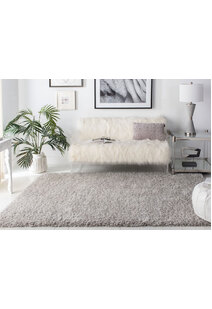 Havana Plain Light Grey Shag Rug