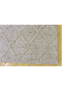 Harper Tan Diamond Wool Rug