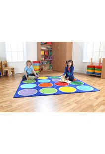 Kids Square Placement Rug