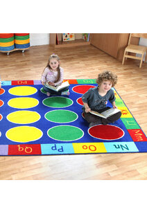 Kids Alphabet Placement Rug