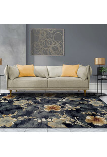 Leila Contemporary Floral Rug