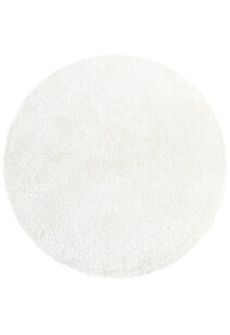 Luxe Plain Ivory Shaggy Rug