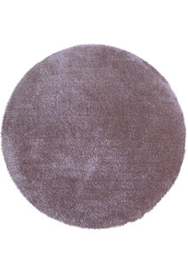 Luxe Plain Lilac Shaggy Rug