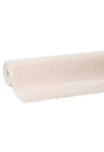 Levis Plain Ivory Thick Shaggy Rug