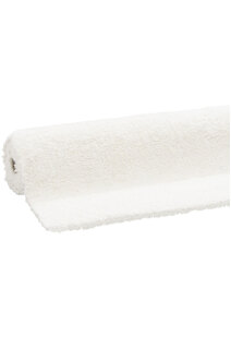 Levis Plain White Shaggy Rug