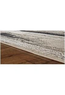 Mosaic Monotone Striped Rug