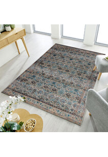 Melanie Traditional Blue Rug