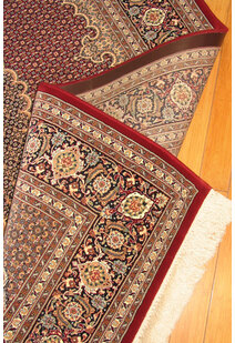 Mona Red Oriental Fringed Rug