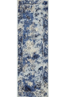 Large View Melissa Blue Transitional Rug