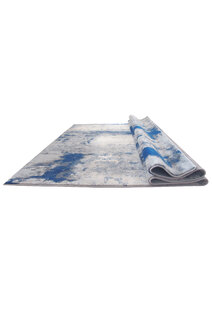 Messi Blue Abstract Monet Rug