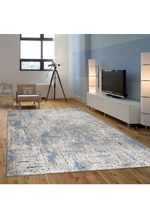 Morris Blue Contemporary Rug