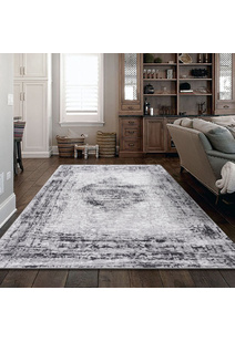 Morris Grey Contemporary Rug