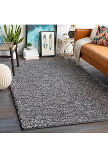 Mel Grey Braided Wool Rug