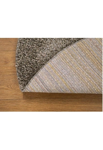 Natura Plain Brown Shaggy Rug