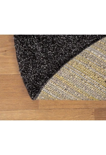 Natura Plain Charcoal Shaggy Rug